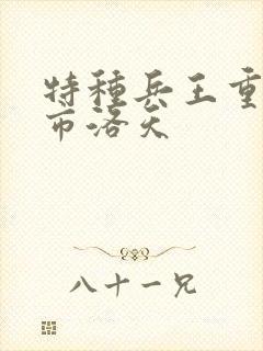 特种兵王重回都市洛天