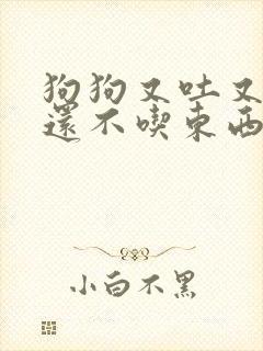 狗狗又吐又拉稀还不吃东西怎么治