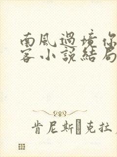 南风过境你我皆客小说结局封面