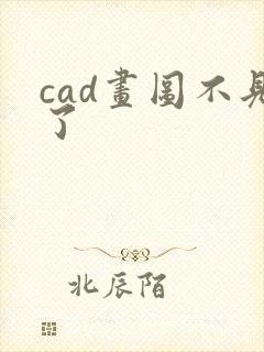 cad画图不见了