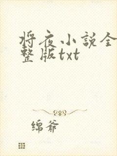 将夜小说全集完整版txt