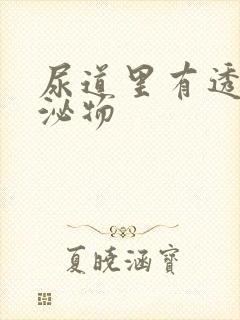 尿道里有透明分泌物