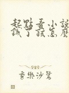 起点看小说太费钱了该怎么弄封面