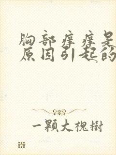 胸部痒痒是什么原因引起的