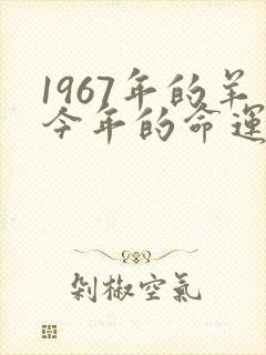 1967年的羊今年的命运如何