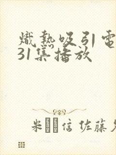 炽热吸引电视剧31集播放