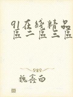 91在线精品一区二区三区