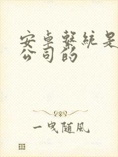 安卓系统是那个公司的