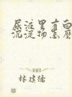 尿液里有白色的沉淀物怎么回事