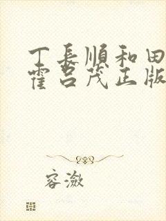 丁长顺和田晓兰霍吕茂正版封面