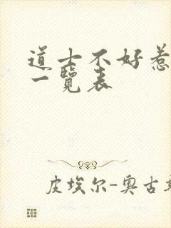 道士不好惹境界一览表