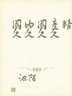 国内国产精品久久久久久