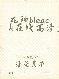 死神bleach在线高清免费观看