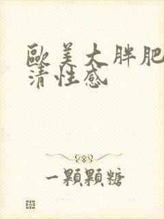 欧美大胖肥女高清性感