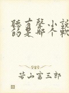 听有声小说免费的是哪个软件封面