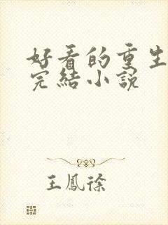 好看的重生小说完结小说