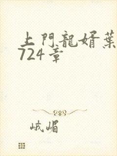 上门龙婿叶晨1724章