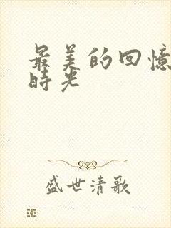 最美的回忆小学时光封面