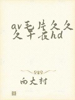 av毛片久久久久午夜hd