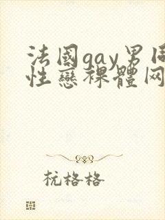 法国gay男同性恋裸体网址