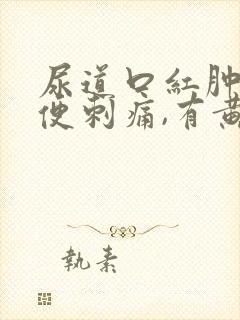 尿道口红肿,小便刺痛,有黄色分泌物