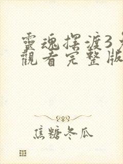 灵魂摆渡3免费观看完整版