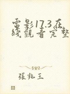 电影17.3在线观看完整版高清