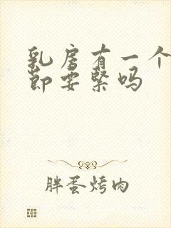 乳房有一个小结节要紧吗