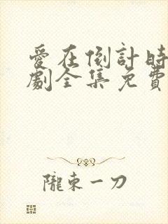 爱在倒计时电视剧全集免费观看