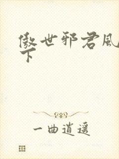 傲世邪君风凌天下