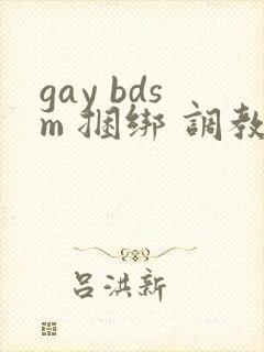 gay bdsm 捆绑 调教 男奴