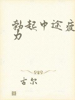 勃起中途疲软无力