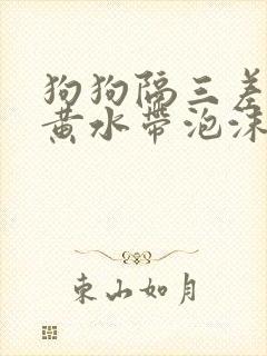 狗狗隔三差五吐黄水带泡沫