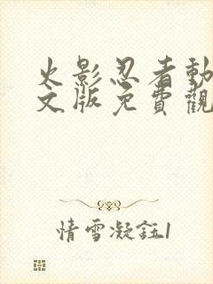 火影忍者动漫中文版免费观看