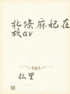 北条麻妃在线播放av