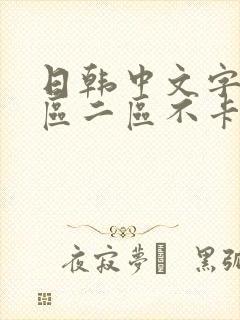 日韩中文字幕一区二区不卡封面