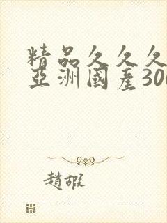 精品久久久久久亚洲国产300
