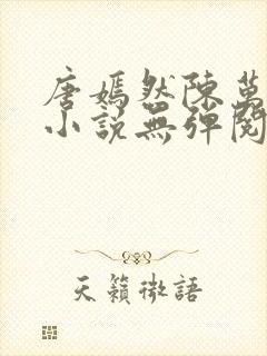 唐嫣然陈万里的小说无弹阅读