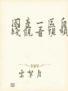 国产一区自拍在线观看视频