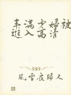 丰满少妇被猛烈进入高清