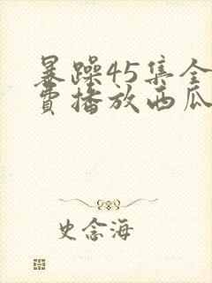 暴躁45集全免费播放西瓜