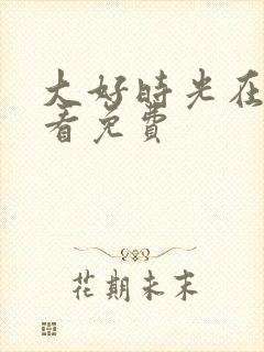 大好时光在线观看免费