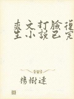 爽文打脸复仇重生小说已完结封面