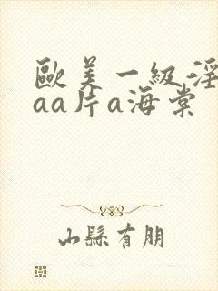 欧美一级淫片aaa片a海棠