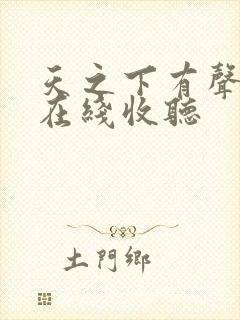 天之下有声小说在线收听封面