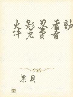 火影忍者动漫软件免费看