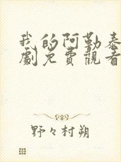 我的阿勒泰电视剧免费观看高清全集播放封面