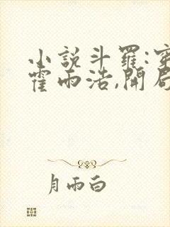 小说斗罗:穿越霍雨浩,开局拜师药老