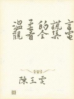 温柔的谎言免费观看全集电视剧