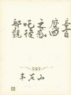 哪吒之魔童降世观后感四百字